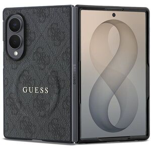 Guess PU Leather 4G Samsung Galaxy Z Fold 8 fekete mágneses tok kép