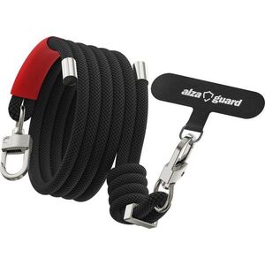 AlzaGuard Universal Adjustable Lanyard - fekete kép