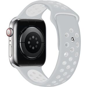 Eternico Sporty Apple Watch 38mm / 40mm / 41mm / 42mm - Cloud White and Gray kép
