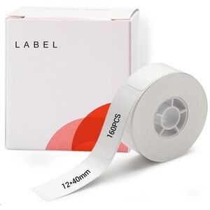 Niimbot T címke 12x40mm, White, 155 db (3 tekercs) kép