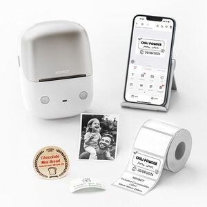 Niimbot B2 Pro, silver + 3 tekercs címke kép