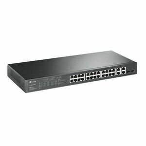 TP-Link TL-SL2428P Switch 24x100Mbps (24xPOE) + 4x1000Mbps + 2xGi... kép