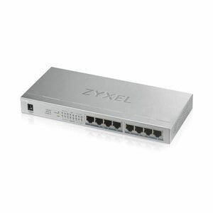 Zyxel GS1008HP-EU0101F Switch 8x1000Mbps (8xPOE+) Fémházas Asztal... kép