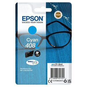 Epson T09K2 Tintapatron Cyan 21, 6ml No.408L, C13T09K24010 kép