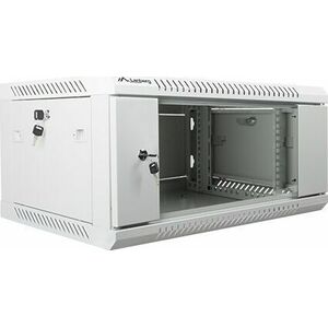 Lanberg 19" fali rack szekrény 4U 600x450mm - szürke kép