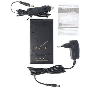 Helyettesítő gyors akkutöltő Sony Sharp Hitachi videokamera 2, 4-8, 4V 1, 2Ah kép