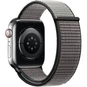Eternico Airy Apple Watch 44mm / 45mm / 46mm / Ultra 49mm - Elephant Gray and Black edge kép