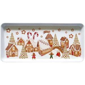 Toro Szervírozótálca, Mézeskalács falu, 35 × 16.5 cm kép