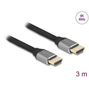 Delock Ultra nagy sebességű HDMI kábel 48 Gbps 8K 60 Hz szürke 3... kép