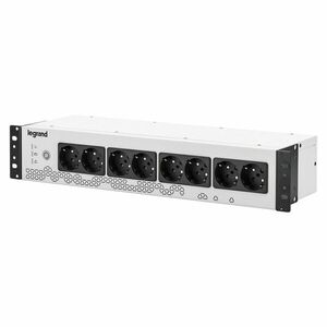 Legrand KEOR uPDU 800VA 19" 8xSCH szünetmentes elosztósor kép