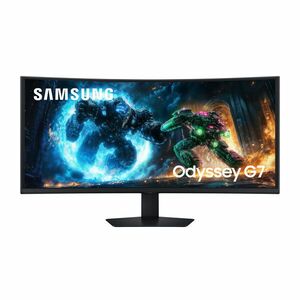 Samsung G75F 101, 6 cm (40") 5120 x 2160 px WUHD LCD Fekete Monitor kép