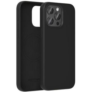 Vention Liquid Silicone Case for iPhone 15 Pro Max with MagSafe Black tok kép