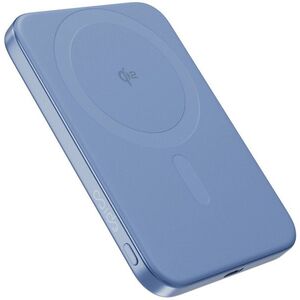 Epico UltraPack Qi2 Slim 5000 mAh alumínium Mag+ vezeték nélküli powerbank EM51, világoskék kép