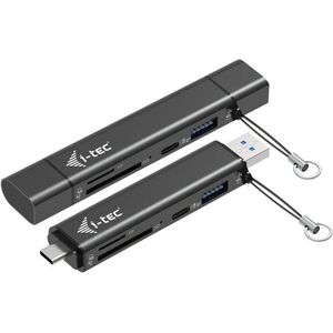 i-tec USB-C/USB-A Dongle SD, TF and 2x USB (1x USB-A, 1x USB-C) kép