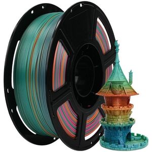 Flashforge PLA Silk 1, 75mm 1kg Rainbow Candy kép