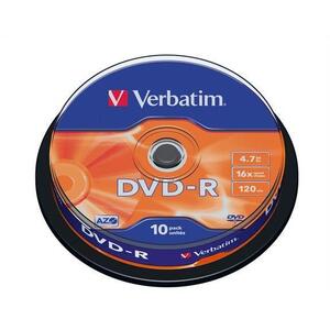 DVD-R 4.7GB 16x - Henger 10db AZO (DVDV-16B10) kép