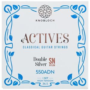 Knobloch ACTIVES Double Silver SN Nylon High 550 Tension 36.5 kép