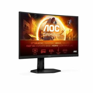 AOC Ívelt Gaming 280Hz 27" C27G4ZXU monitor kép