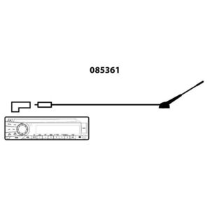 Phonocar 085361 antenna átalakító DIN–ISO univerzális autós rádiókhoz kép