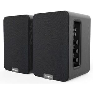 Aiwa SPA-200BK aktív polcsugárzó hangfalpár 2 x 25W RMS, Bluetoot... kép
