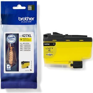 Brother LC427XLY (5000 oldal) sárga eredeti tintapatron kép