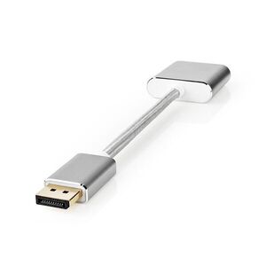 Nedis cctb37250al02 displayport dugó - dvi-d 24+1-tűs aljzat adap... kép