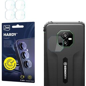 3MK HARDY Fusion Lens Protection Poco M8 5G kameravédő fólia - hibrid, 4 db kép