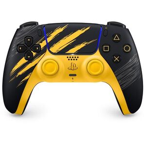 PlayStation 5 DualSense Wireless Controller - Marvels Wolverine Battle Yellow Limited Edition kép