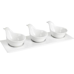 Lamart LT9218 DINE tálalótál, 3 db, 34×12 cm kép