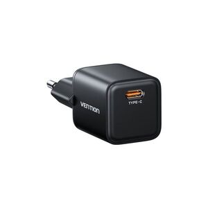 Vention 1-Port USB-C GaN Charger (45W) EU-Plug Black kép