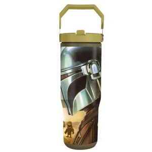 Mandalorian és Grogu - Sunset - utazóbögre pánttal kép