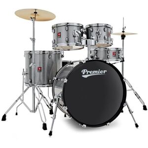 Premier Revolution 22" 5pc Drum Kit Gunmetal Sparkle kép