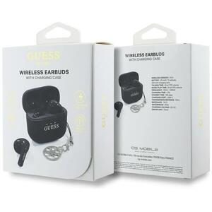 Guess Glossy Effect Printed Classic Logo Charm black (GUTWSXMCCLK) kép