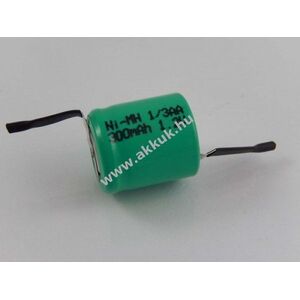 Akkucella 1/3AA Z forrfüles NI-MH 1.2V 300mAh kép