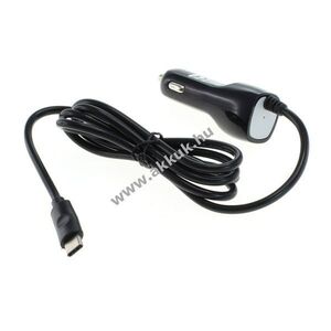 Autós töltőkábel/autós töltő típus C (USB-C) 1A Apple Macbook 12 col (Early 2015) 12V kép
