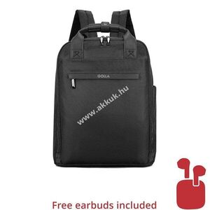 Golla Orion hátizsák 15, 6col 13 l fekete Bluetooth fejhallgatóval (szín véletlenszerű) kép