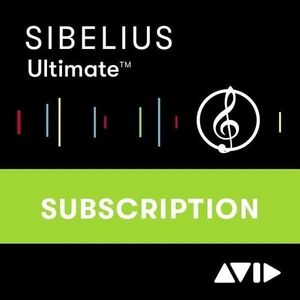 AVID Sibelius Ultimate Annual New Subscription for Students & Teachers kép