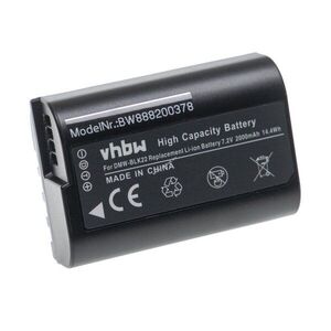 Helyettesítő akku Panasonic Lumix DC-S5 2000mAh kép
