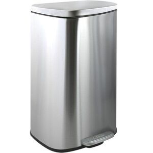 Spirella pedálový odpadkový koš Akira, kartáčovaná nerezová ocel, soft-close, 30 l kép