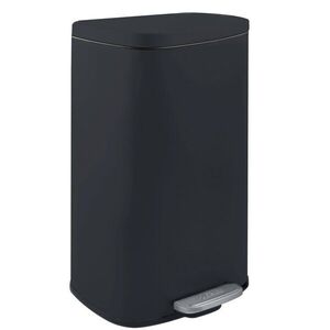 Spirella pedálový odpadkový koš Akira, matný černý, ocel, soft-close, 50 l kép