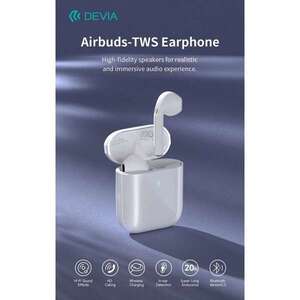 Devia TWS Bluetooth sztereó headset v5.3 + töltőtok - Devia Airbu... kép