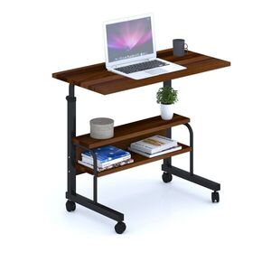 Hanah Home Laptop Állóasztal Barna Dh Íróasztal Asztal Barna kép
