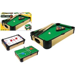 Stolní kulečník 3v1 Triple-Play 60 cm kép