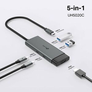TP-LINK UH5020C USB Type-C 5 portos 1xHDMI + 1xPD 100W +1xUSB-C + 2xUSB kép