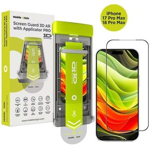 Mobile Origin Screen Guard AR PRO iPhone 17 Pro Max/18 Pro Max 3D üvegfólia + applikátor kép