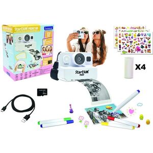 Lexibook Starcam® Print Classic, camera pack with instant printer, SD card and photo personalisation kép