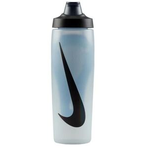 NIKE REFUEL BOTTLE LOCKING LID 24 OZ TRANSPARENT/BLACK/BLACK IRIDESCENT kép