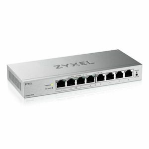 Zyxel GS1200-8HPV3-EU0101F Fémházas 8-port Gigabit PoE+ Asztali Switch kép